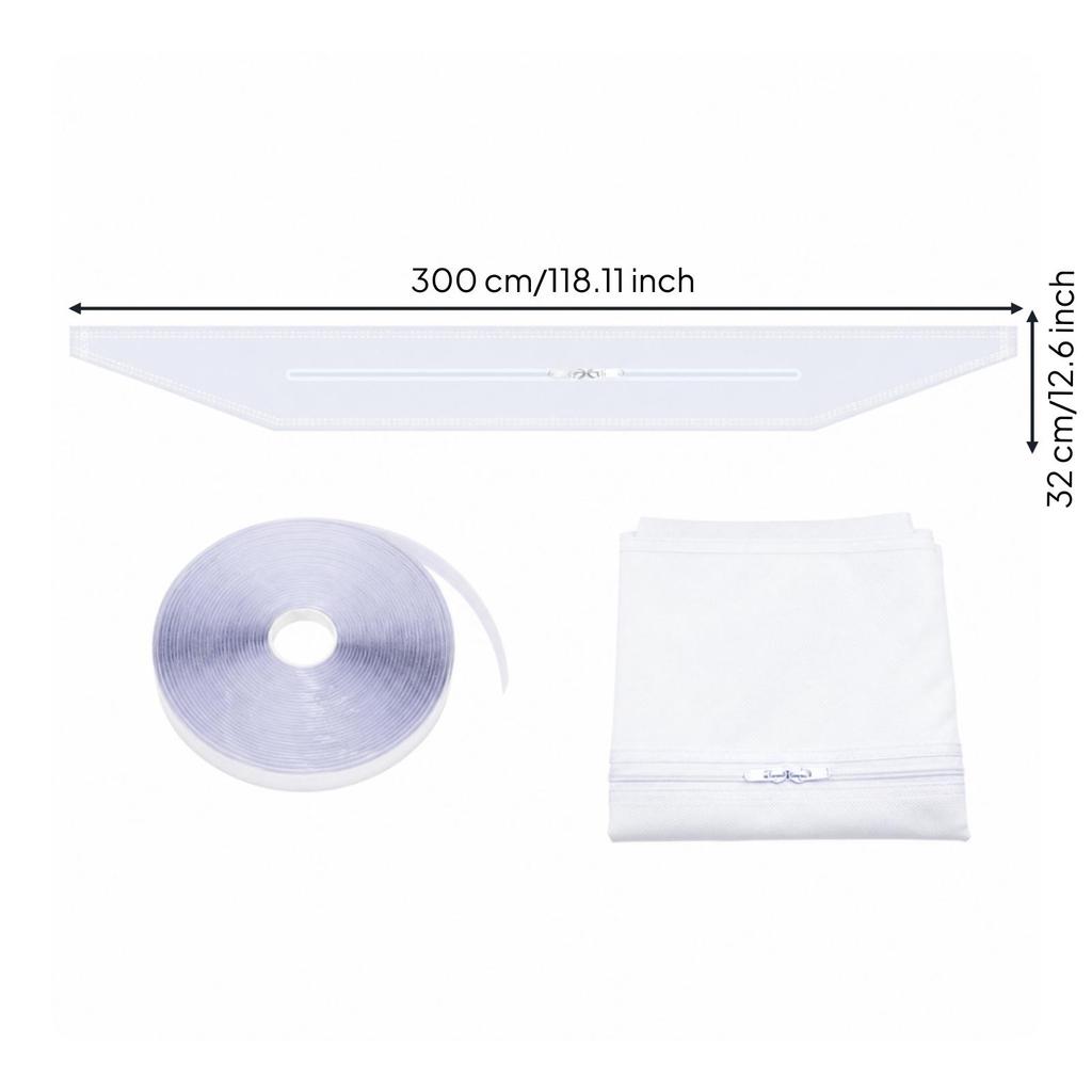 Drillingwithout Air Conditioner Window Seal Portable with Zipper