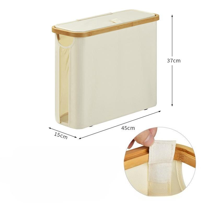 

Toilet Paper Storage Basket Foldable Organizer Baskets Multifunction Laundry Hampers Luxury Bathroom Hamper Organizers Furniture білий