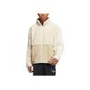 adidas Originals Classic Trefoil Stehkragen Fleecejacke mit Kängurutasche Unisex Jacken Off-White HY1378