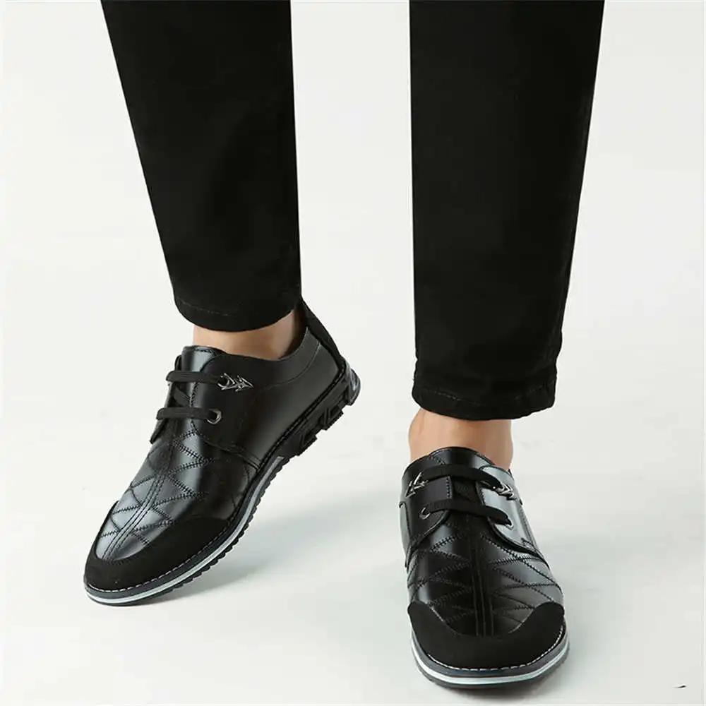 42-43 Round Tip Men's Brands Sneakers Running Boot Men's Shoes Green Sports Saoatenis Different Scarp On Offer