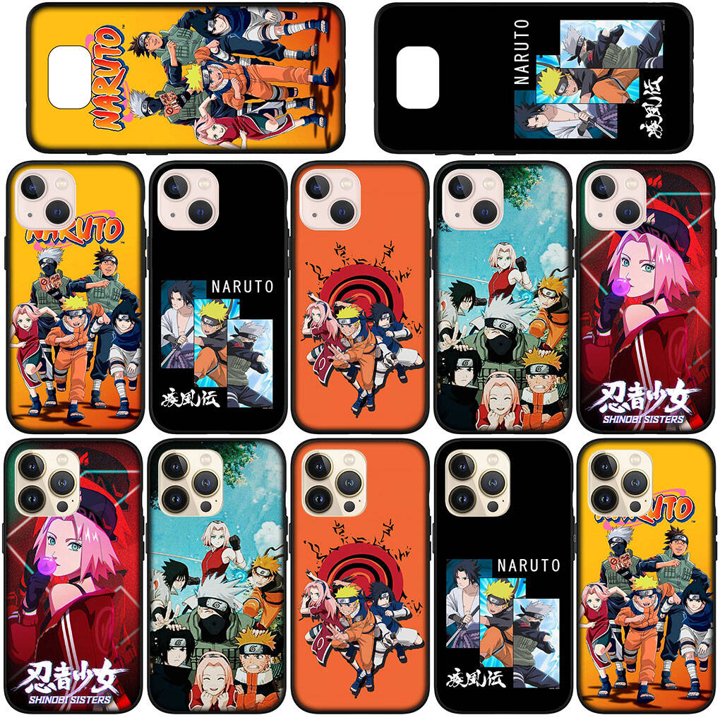 Case for iPhone 17 15 16 Plus Xiaomi Poco X7 X6 F8 F7 C85 C75 Redmi Note 14 12 11 13 Pro Max A4 14C 13C 15C Haruno Cute Sakura Sasuke Kakashi Narutos