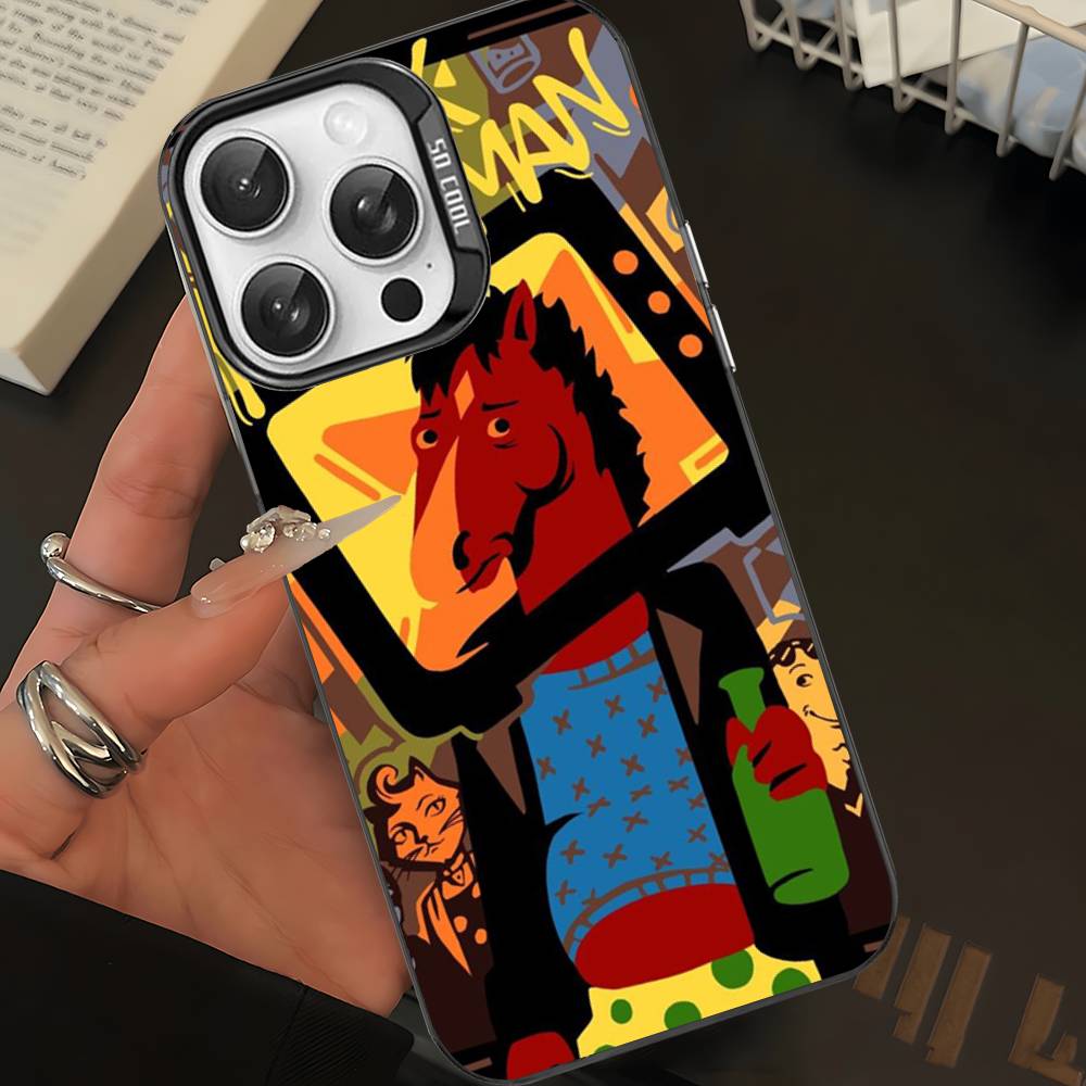

Classic Animation BoJack H-Horseman Phone Cases For IPhone 17 16 15 14 13 12 11 Plus Pro Max Pro Color Matte Cover iPhone 17 Air