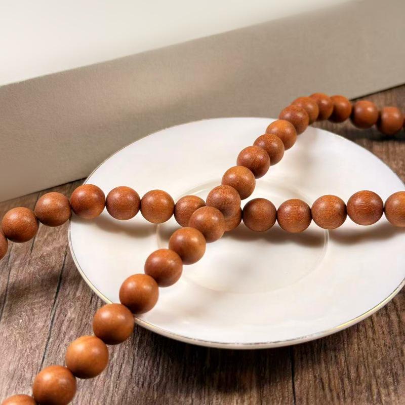 Indonesian Sinking Sandalwood 108 Beads Bracelet for Men & Women - Old Mountain Buddhist Prayer Hand String