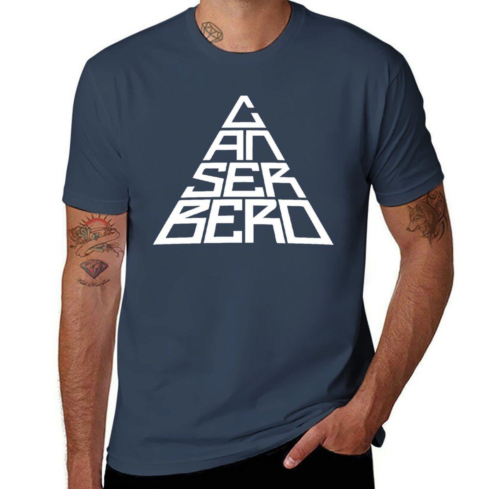 Canserbero Logo Shirts Tshirt Classic Graphic Short Sleeve Top S