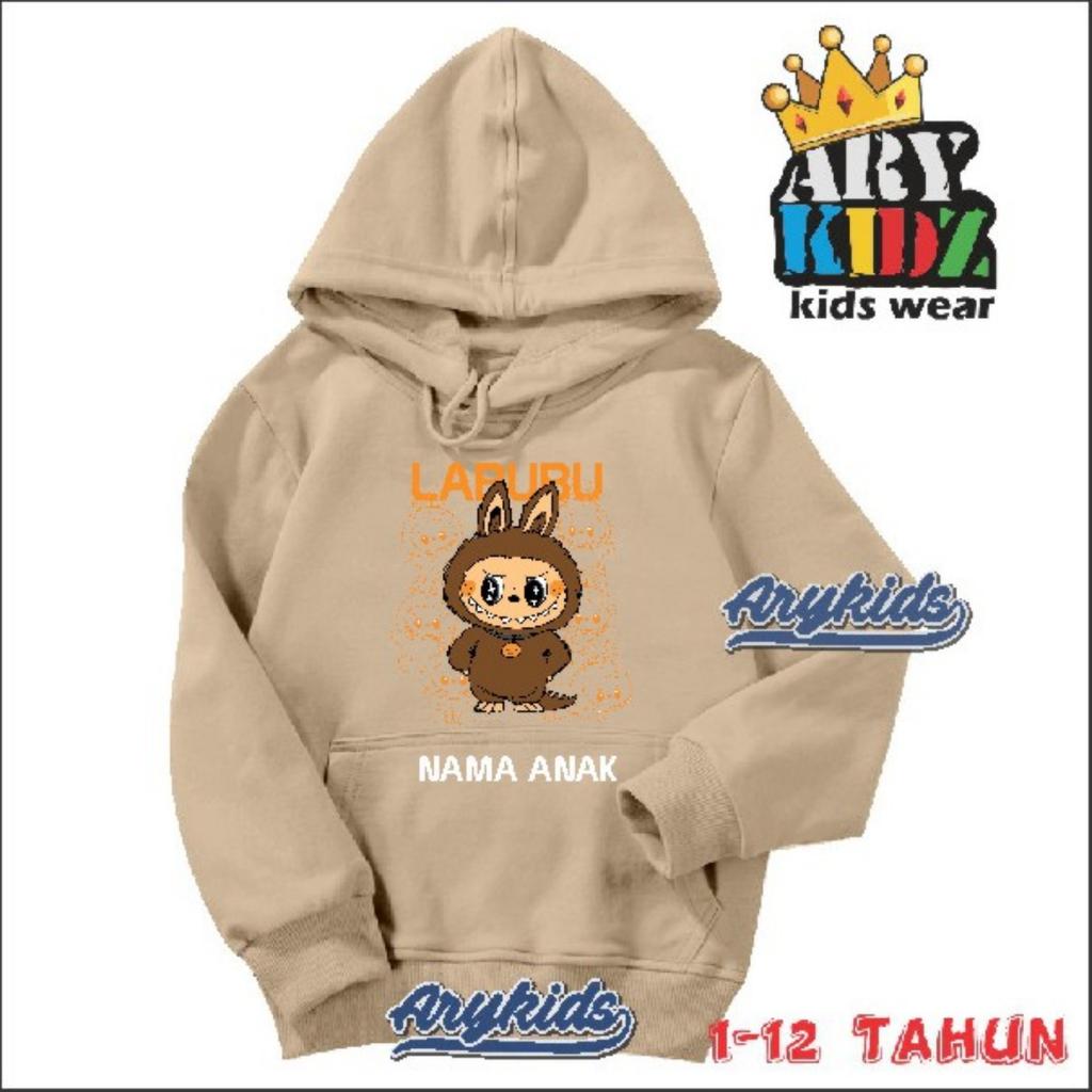 Dziecięca Bluza z Kapturem Nowa Modna Labubu Kids Słodka Kreskówkowa Casualowa Codzienna Bluza 100-160cm Chłopcy Dziewczynki