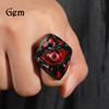 Niche Design Eye Parasitic Ring Ins Style High-end Trendy Brand Retro Ring Male Index Finger Ring