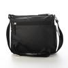 Labagagerie Monogram Square Nylon Shoulder Bag, SS Size, B004604, Black (10)
