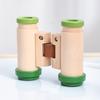 Toddler Telescope Wooden Adjustable Portable Binoculars Kids Camping Toys For Birthday Sports Camping Outside Play Easter