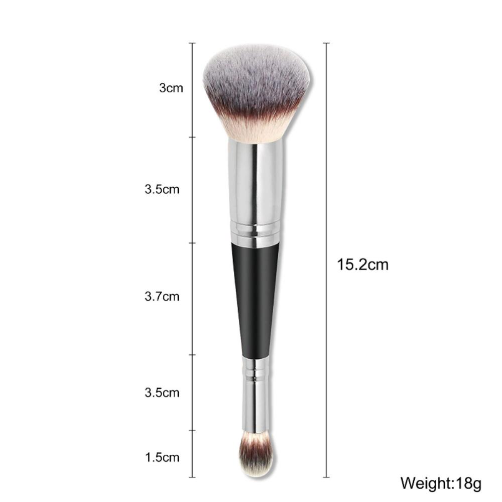 Doppelkopf-Profi-Make-up-Pinsel 2-in-1-Grundierungspinsel Concealer Highlighter Puder Rougepinsel Beauty-Make-up-Tools