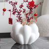 White Bubbles Decorative Vase Minimalist Plant Pot Table Decoration Flowers Arrangement Flower Vases Room Aesthetic Decor