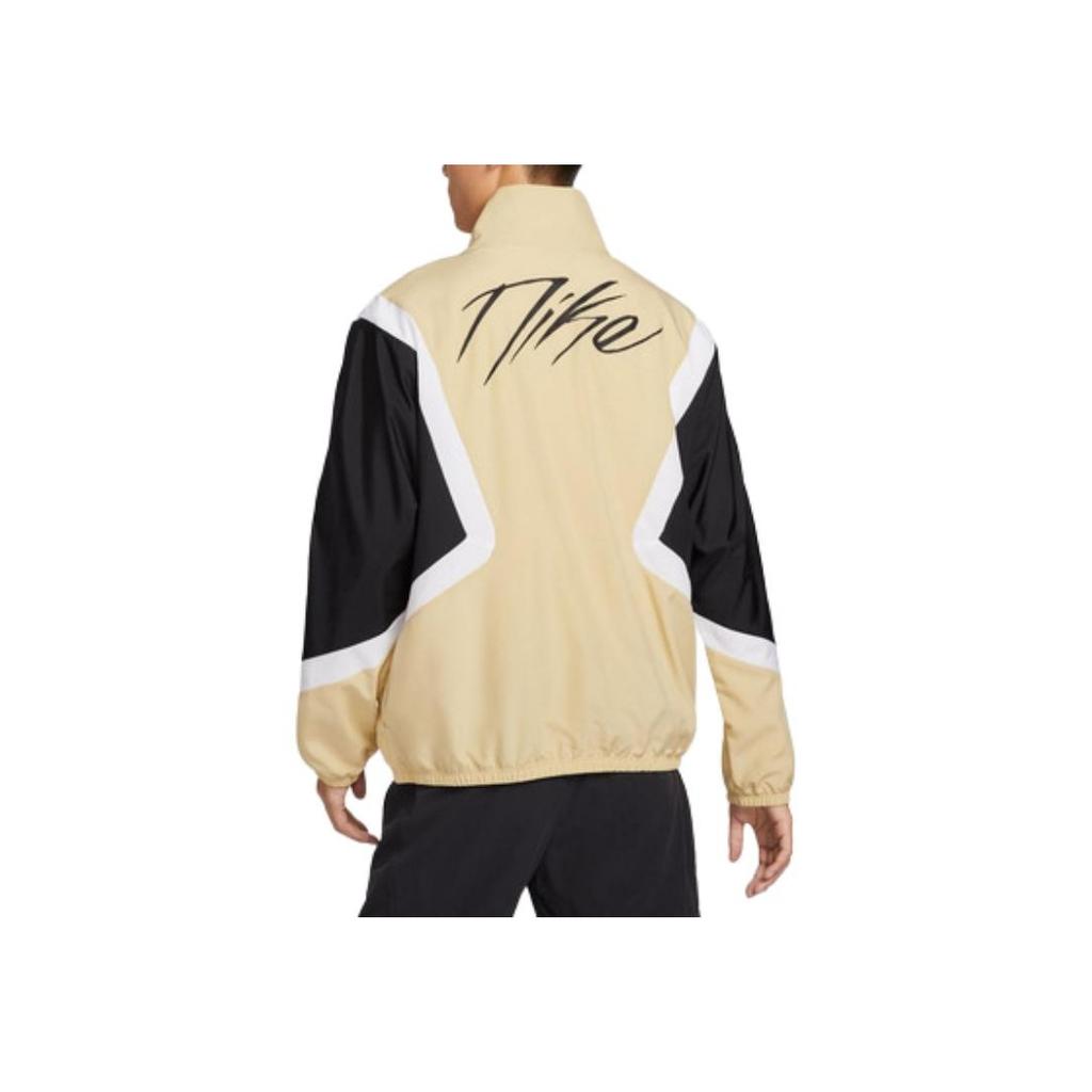 Nike Colorblock Retro Sportjacke mit Reißverschluss Langarm Herrenjacke Braun FZ0249-783