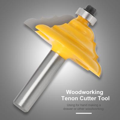 Molding Router Bit Wear Resistant High Precision Heat Resistant 8mm Shank Cabinet Door Edge Milling Cutter for Woodworking