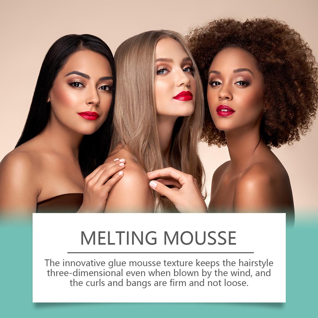 Hairdressing Glue Styling Care Gel Finishing Cream Broken Hair Fixed Moisturizing Hair Wax Long-lasting Styling Spray Bangs Styling,100ML