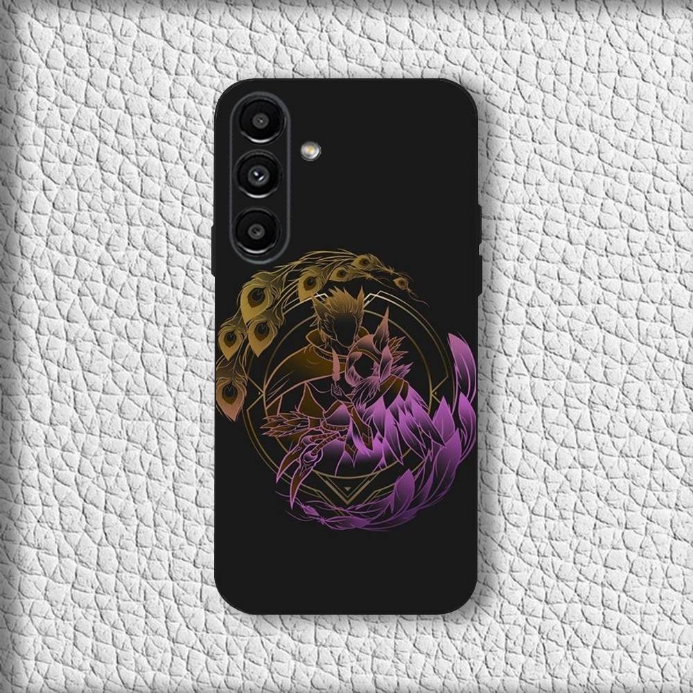 

Xayahs and R-Rakans Phone Case For Samsung Galaxy A20,A21s,A22,A31,A32,A52,A53,A72,73,A80 Soft Black Cover Samsung a70