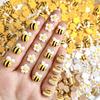 20/60pcs Honey Jar Resin Charms Suitable for DIY Nail Art, Jewelry Making, Crafts - Bee-Themed Decorations with Honey Jars