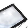 Leselupe 3x Faltbar Freihändig Große Seite Lupe mit 4 LED-Leuchten