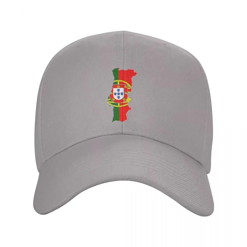 Personalized Portugal Map Flag Baseball Cap Women Men Breathable Dad Hat Outdoor Snapback Hats