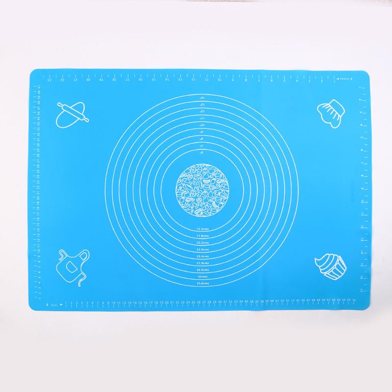 Silicone Kneading & Baking Mat - Heat-Resistant, Thick, Ideal for Dough, Noodles & Cutting