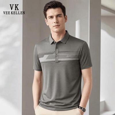 VEE KELLEN Men's Casual Polo T-Shirt
