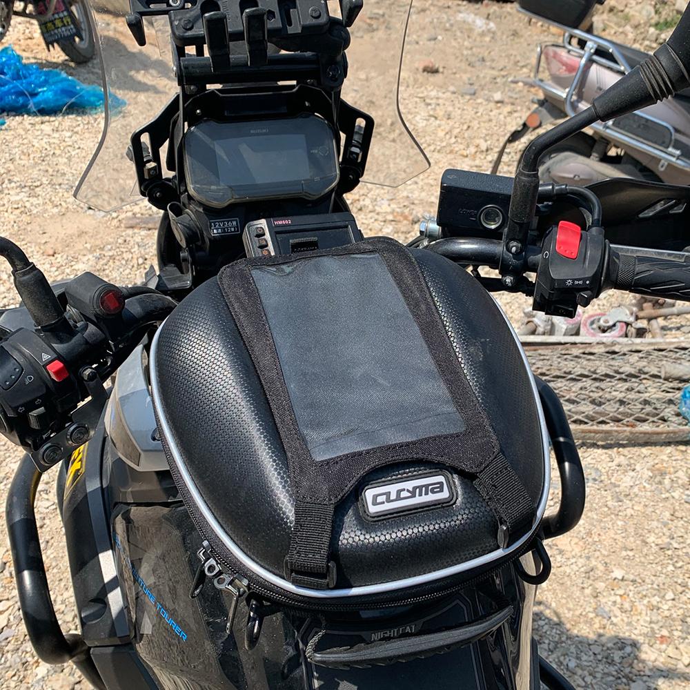 For SUZUKI HAYABUSA GSXS 750/1000 GSX-R GSR 600/750 GSXS750 GSR750 GSX1300R Motorcycle Quick Lock Racing Backpack Tank Bag Lugga