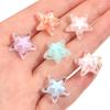 50pcs 16mm Acrylic Star Beads Colorful Transparent Loose Beads For Jewelry Making DIY Bracelet Necklace Phone Key Chain Supplies