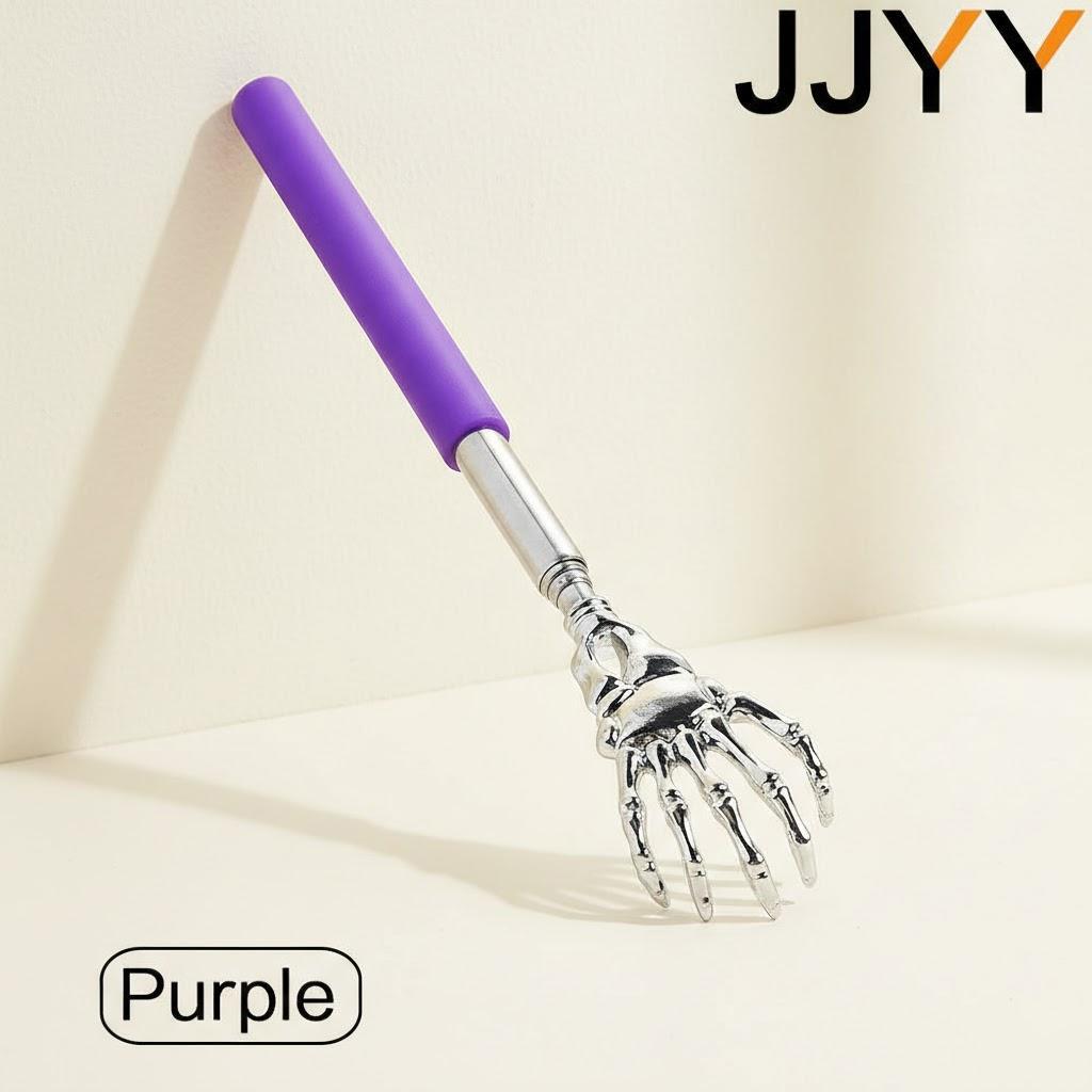 

Stainless Steel Back Massager Retractable Claw Massager Scraper Tickle Stick For Relaxation фиолетовый