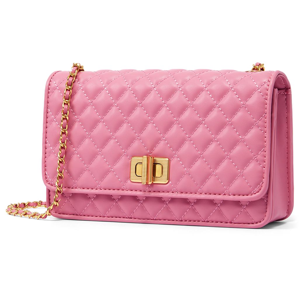 New CHARLES&KEITH Polyurethane Small Ck Bag Crossbody Shoulder Bag Small Size Women's Black/Beige/Green/Lilac/Pink CK2-70680973-4