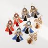 Women Bohemian Retro Ethnic Style Exotic Personality Fashion Long Tassel Earrings For Women