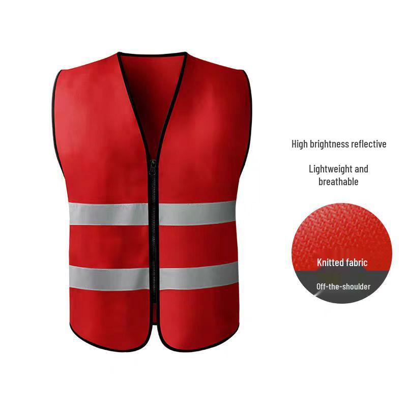 Multi-Pocket Reflective Vest for Drivers, Sanitation, Traffic, Cycling & Construction