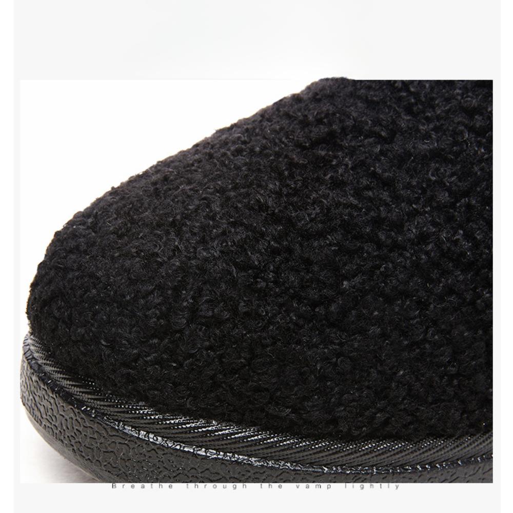 Cotton Shoes with Thick Velvet for Women, Versatile for Home Use, Warm and Cold Resistant, Cotton Boots with A Plush Feel