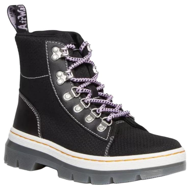 Dr. Martens Combs Minimalist Comfortable Ankle Boots 3.8cm Women boots Black 30849001