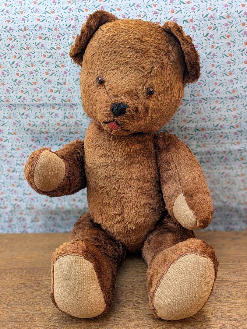 

[USED] British antique bear teddy bear