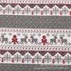 Linen Snowflake Elk Cotton Canvas Christmas Tablecloth Curtains