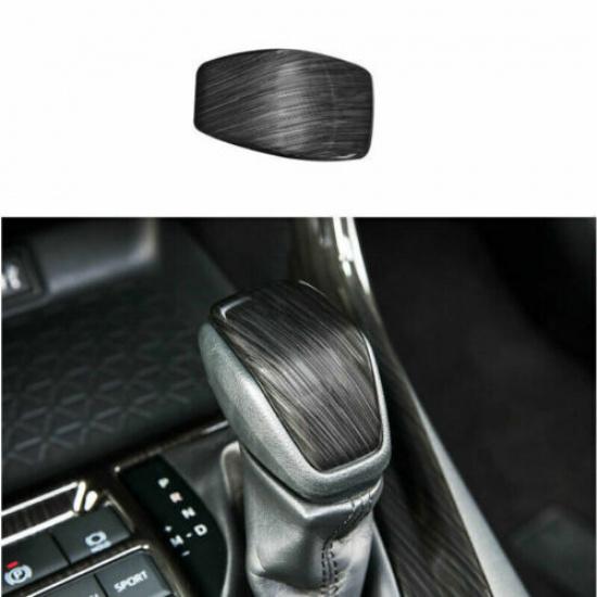 Black Brushed Inner Gear Shift Knob Decor Cover Trim For Toyota RAV4 -