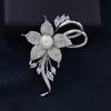 Flower Pearl Brooch, Elegant Suit, Anti-exposure Pin, Brooch, Secure Clothes, Corsage