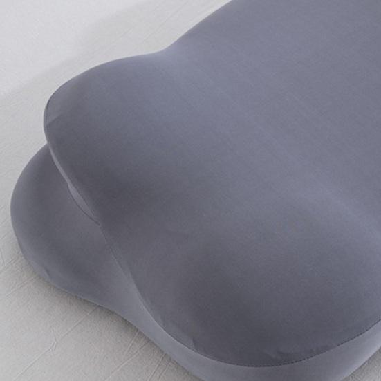 Ergonomický spací polštář z paměťové pěny Cloud Contour Polštář s dvojí výškou pro podporu krku s tunelem na ruce pro spáče na boku, zádech a břiše