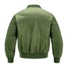 Mens Reversible Camo MA-1 Style Flight Jacket Stand Collar Windproof Workwear Outerwear Fall