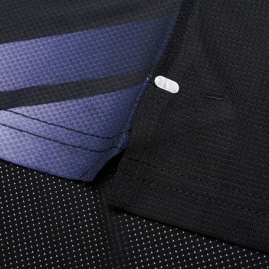 Li Ning Table Tennis Series Geometric Pattern Printed Logo Quick-Dry V-Neck Short Sleeve T-Shirt Women Tops Black AAYS238-3