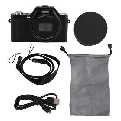 Digital Camera 2.88in LCD Display HD 4K Video 58MP Image Auto Focus 20x Zoom Portable Vlog Camera