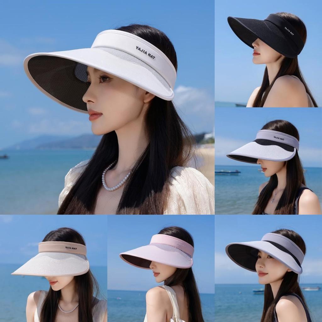 Polyester Sun Protection Hat With Large Brim For Summer Outdoor Activities