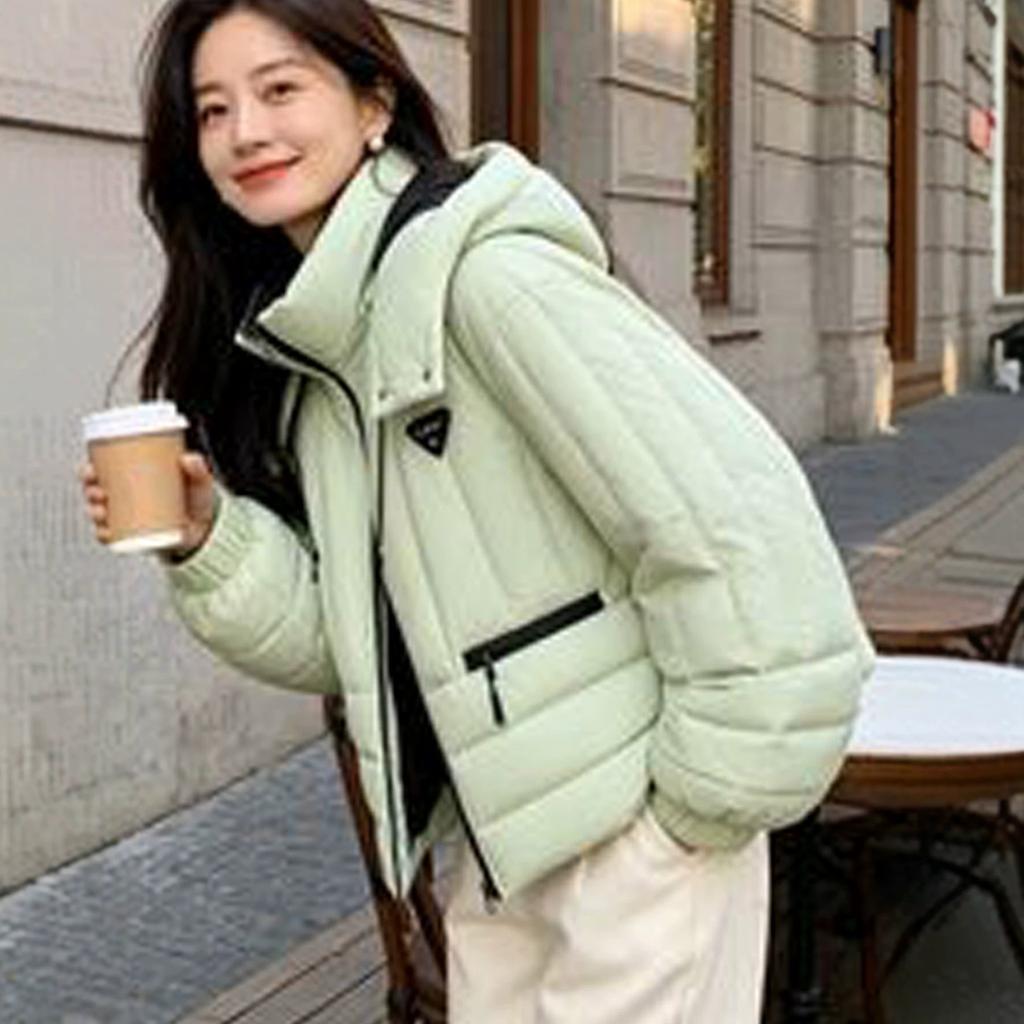 Down jacket women's Pinghu thin winter short 90 duck down 2026 new women's clothing large size women's models