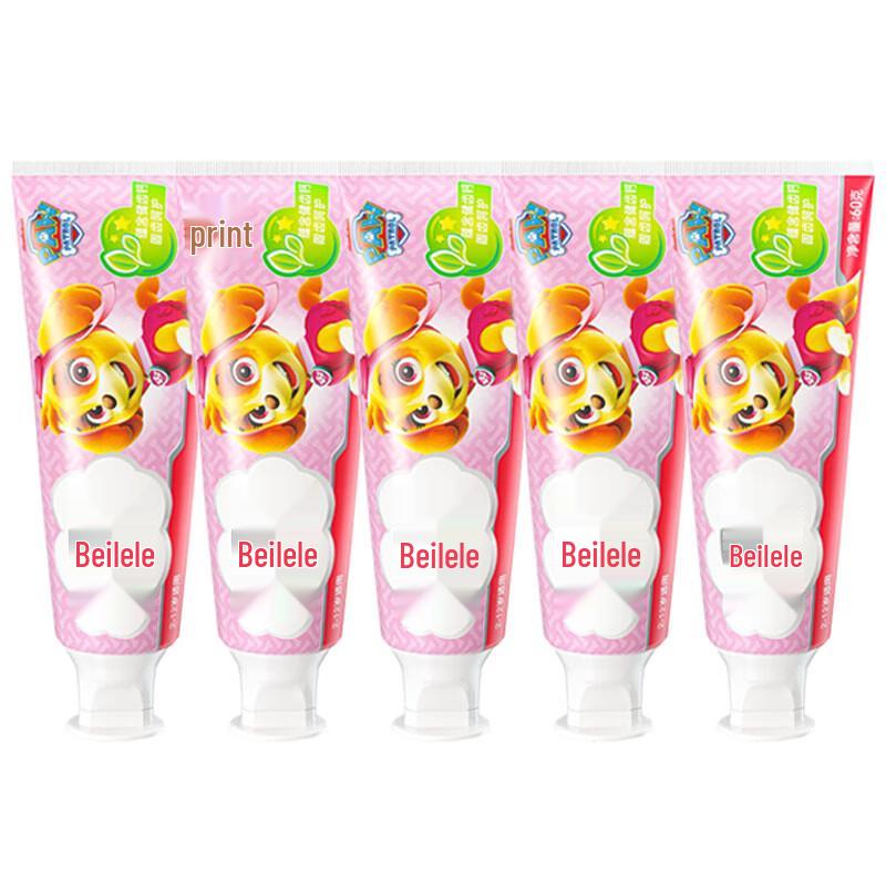 

Lengsuanling Beilele Kids Toothpaste with Calcium - Colorful Fruit (5-pack)