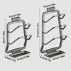 Punch-Free Pot Lid Storage Rack Wall Hanging Kitchen Storage Rack Pot Lid Holder  for Kitchen