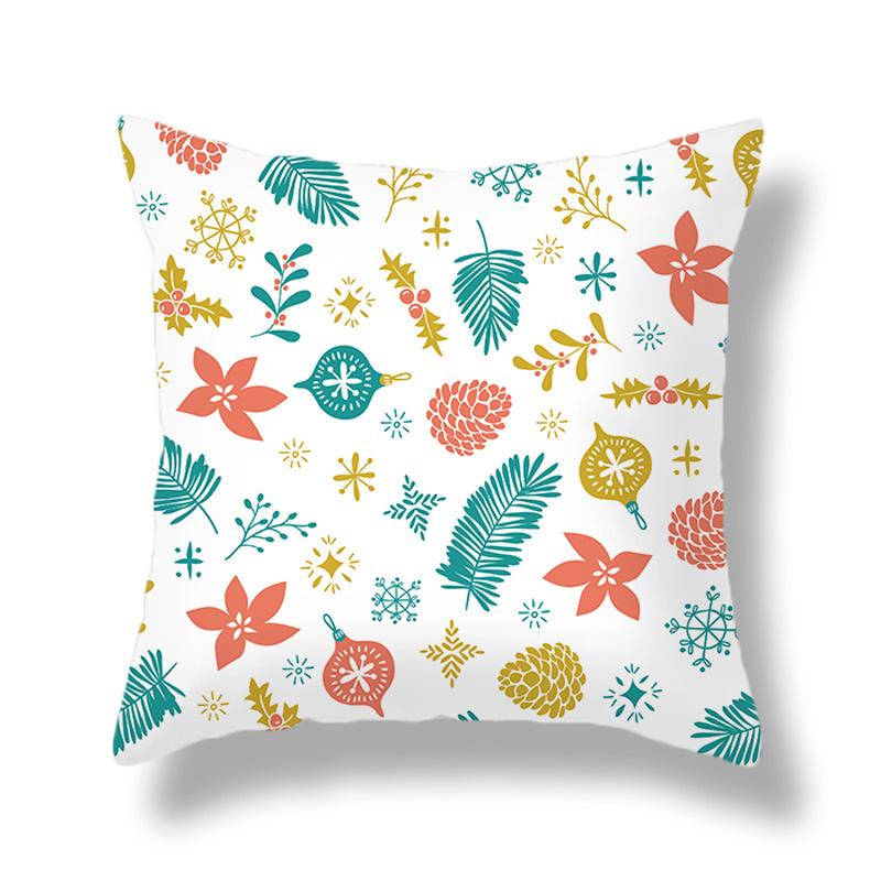 Christmas Pillowcases Homewares Nordic Christmas Cartoon Digital Print Pillowcases