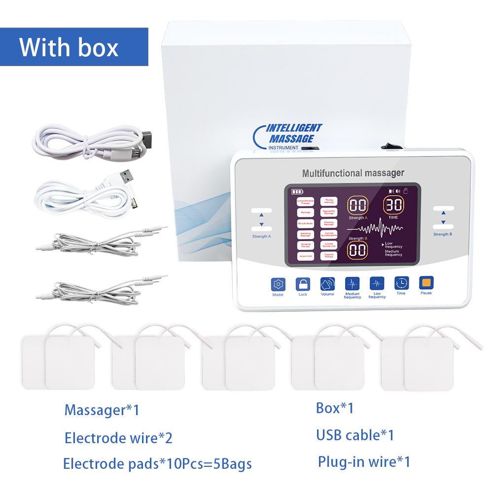 EMS-Elektromuskelstimulator (TENS-Gerät) – Wiederaufladbares, elektrisches Muskelstimulationsgerät für Physiotherapie und Entspannung