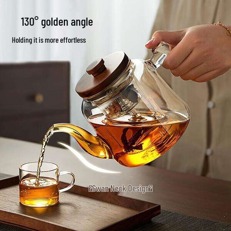 YIHUTEA Glass Teapot & Electric Ceramic Stove Set