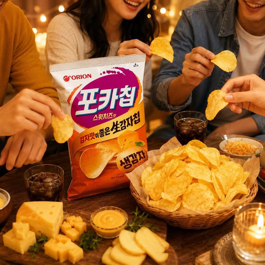 Orion Original-Cut Potato Chips Cheese Flavor 60g