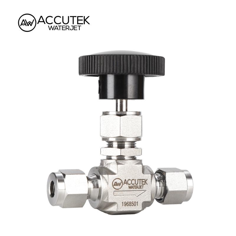 AW® 316 Edelstahl Integral-Hauben-Nadelventile Rohrverschraubung Hochdruck (6000Psi) Gerades Muster Regelventilspindel