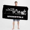 Abenteuer-Minispiele U-undertale Mikrofaserdecke Schnelltrocknende Strandtücher Übergröße Druck Absorbierende Pool-Handtuchdecke
