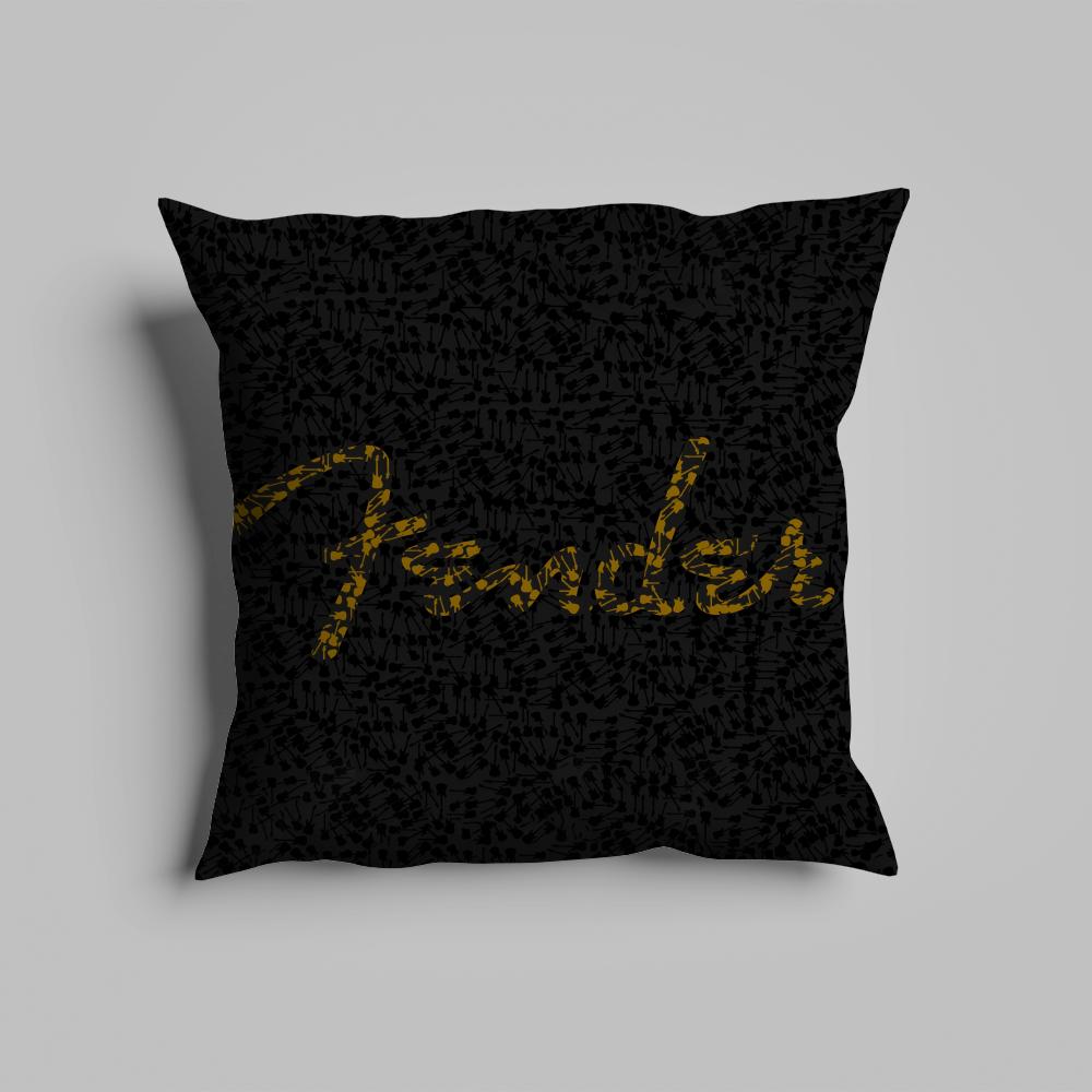 

Pillow Case luxurious home office, sofa decorative Multi sized car seat cushions, pillowcases Guitar Cool F-Fender 12x12Inch